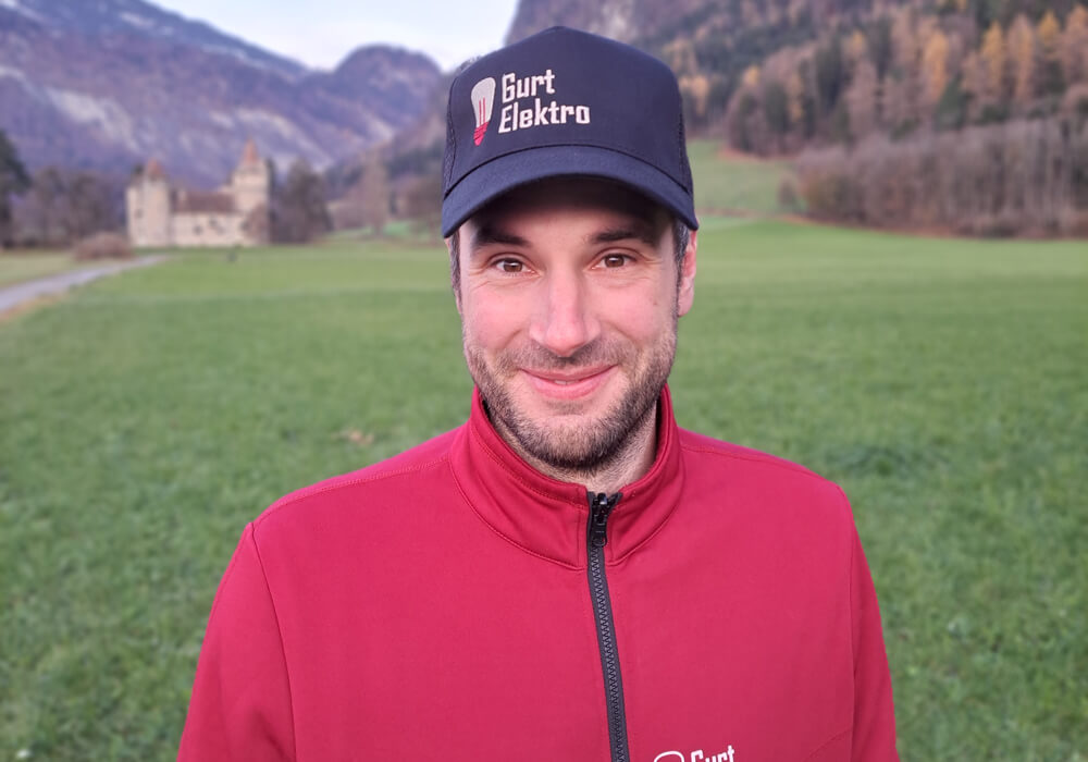 Marco Gurt, Inhaber von Gurt Elektro AG in Igis und Landquart (Graubünden)