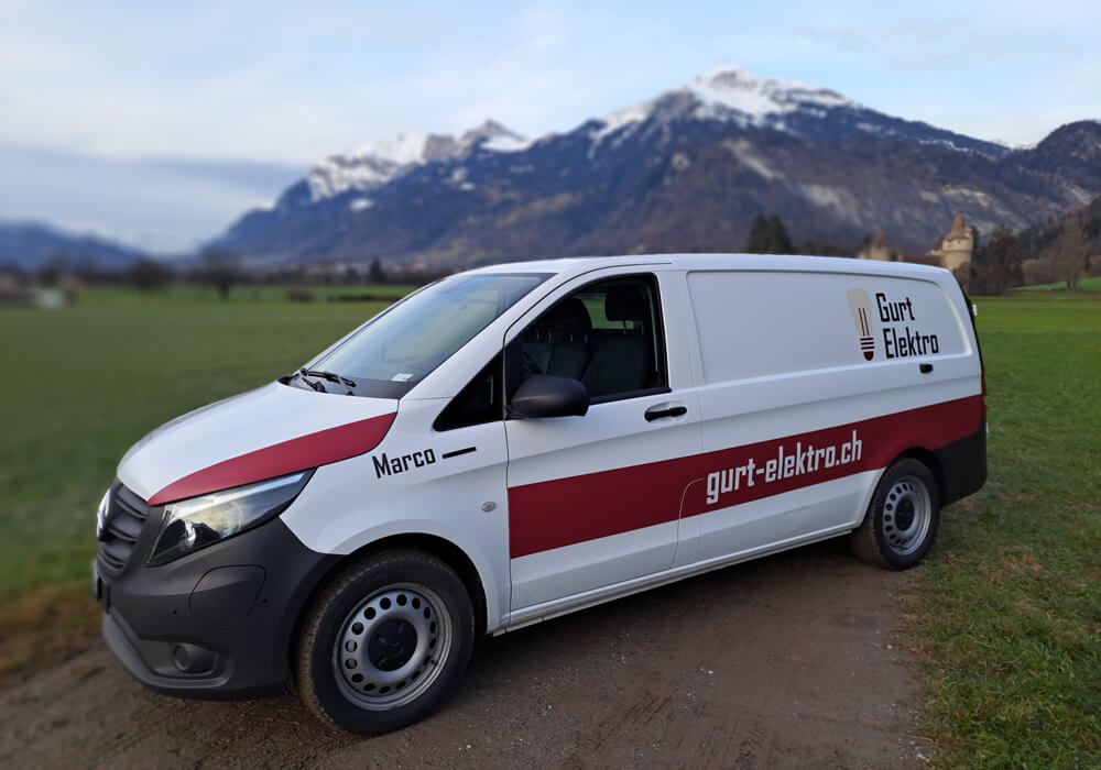 Servicewagen von Gurt Elektro AG in Igis und Landquart (Graubünden)